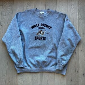 Vintage Disney Gray Crewneck Sweater Size XL